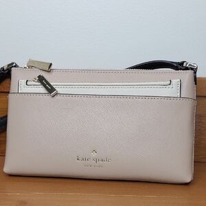 Kate Spade Beige Crossbody Bag With OffWhite Bag That Fits Perfectly In The Side